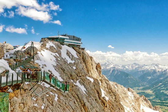 Ausflugsziel Dachstein-Gletscher in Österreich